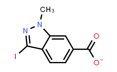 3-iodo-1-methyl-6-indazolecarboxylate