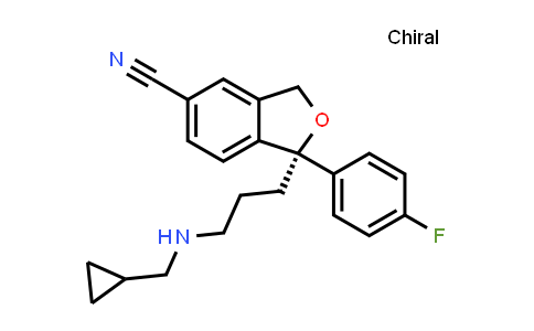 (S)-1-(3-((Cyclopropylmethyl)amino)propyl)-1-(4-fluorophenyl)-1,3-dihydroisobenzofuran-5-carbonitrile