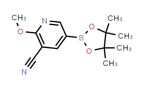 2-Methoxy-5-(4,4,5,5-tetramethyl-1,3,2-dioxaborolan-2-yl)nicotinonitrile