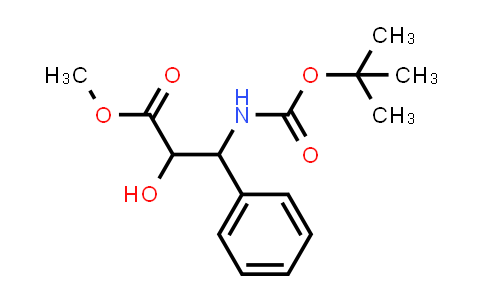 2-hydroxy-3-[[(2-methylpropan-2-yl)oxy-oxomethyl]amino]-3-phenylpropanoic acid methyl ester