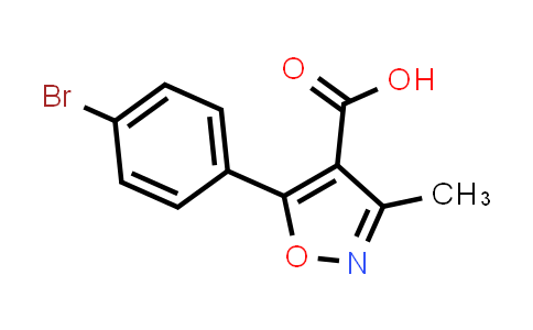 5-(4-Bromophenyl)-3-methylisoxazole-4-carboxylic acid