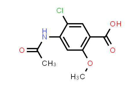 4-Acetamido-5-chloro-2-methoxybenzoic acid