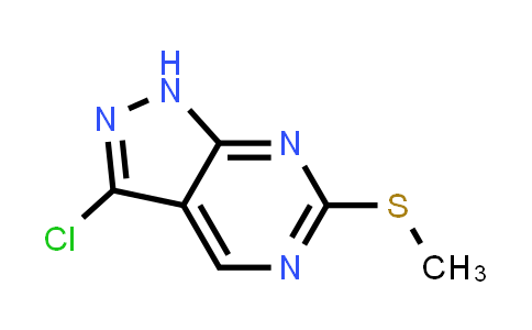 3-chloro-6-(methylthio)-1H-pyrazolo[3,4-d]pyrimidine