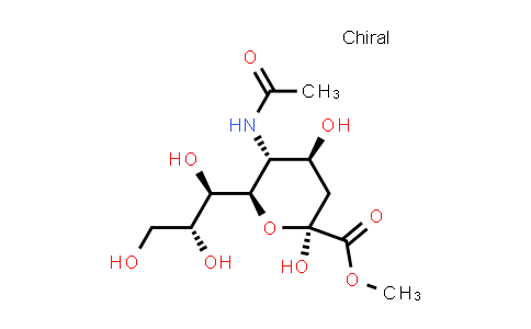 (2S,4S,5R,6R)-Methyl 5-acetamido-2,4-dihydroxy-6-((1R,2R)-1,2,3-trihydroxypropyl)tetrahydro-2H-pyran-2-carboxylate