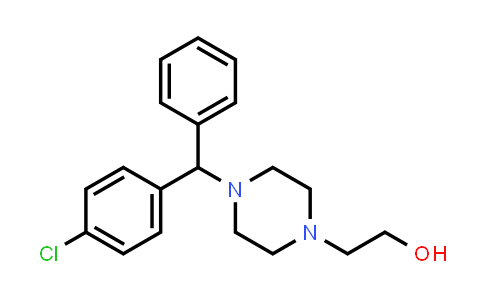 2-[4-[(4-chlorophenyl)-phenylmethyl]-1-piperazinyl]ethanol