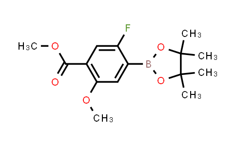 Methyl 5-fluoro-2-methoxy-4-(4,4,5,5-tetramethyl-1,3,2-dioxaborolan-2-yl)benzoate