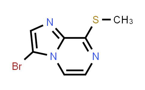 3-Bromo-8-(methylthio)imidazo[1,2-a]pyrazine