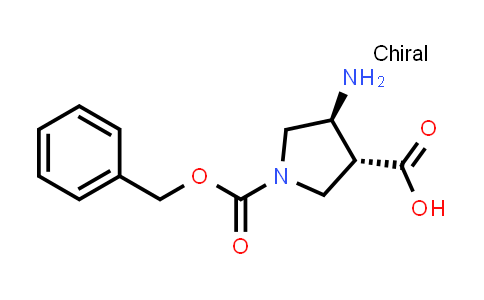 Trans-4-amino-1-cbz-pyrrolidine-3-carboxylicacid