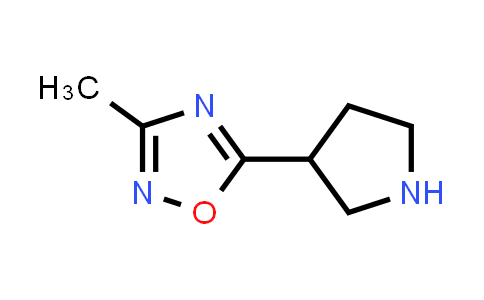 3-Methyl-5-(pyrrolidin-3-yl)-1,2,4-oxadiazole