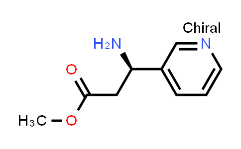 Methyl (3R)-3-amino-3-(pyridin-3-yl)propanoate