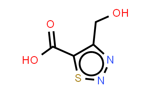 4-(hydroxymethyl)-5-thiadiazolecarboxylic acid