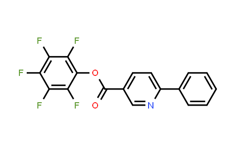 6-phenyl-3-pyridinecarboxylic acid (2,3,4,5,6-pentafluorophenyl) ester