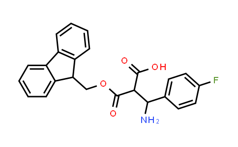 2-[amino-(4-fluorophenyl)methyl]-3-(9H-fluoren-9-ylmethoxy)-3-oxopropanoic acid