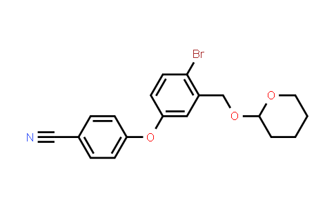 4-(4-Bromo-3-((tetrahydro-2H-pyran-2-yloxy)methyl)phenoxy)benzonitrile