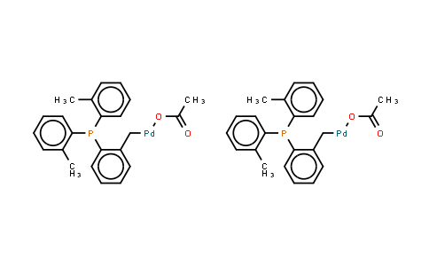 trans-Di-μ-acetatobis[2-[bis(2-methylphenyl)phosphino]benzyl]dipalladium