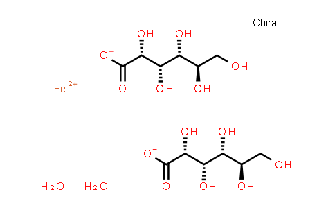 iron(2+); (2R,3S,4R,5R)-2,3,4,5,6-pentahydroxyhexanoate; dihydrate