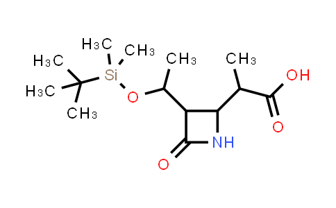 2-[3-[1-[tert-butyl(dimethyl)silyl]oxyethyl]-4-oxo-2-azetidinyl]propanoic acid