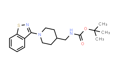 tert-Butyl ((1-(benzo[d]isothiazol-3-yl)piperidin-4-yl)methyl)carbamate
