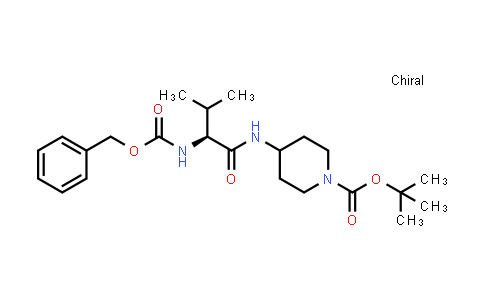 (S)-tert-Butyl 4-(2-(((benzyloxy)carbonyl)amino)-3-methylbutanamido)piperidine-1-carboxylate