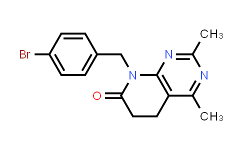 8-(4-Bromo-benzyl)-2,4-dimethyl-5,8-dihydro-6H-pyrido[2,3-d]pyrimidin-7-one