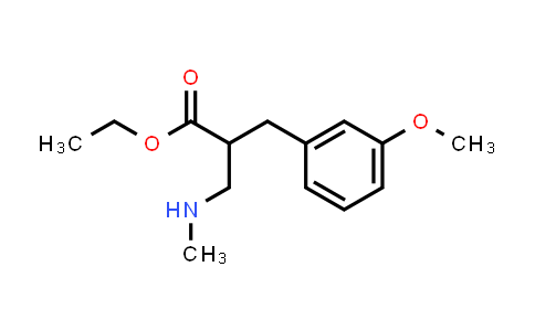2-[(3-methoxyphenyl)methyl]-3-(methylamino)propanoic acid ethyl ester