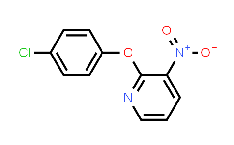 2-(4-chlorophenoxy)-3-nitropyridine