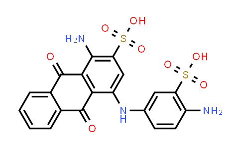 2-Anthracenesulfonicacid, 1-amino-4-[(4-amino-3-sulfophenyl)amino]-9,10-dihydro-9,10-dioxo-