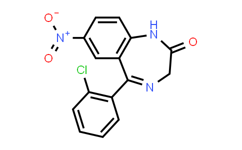 5-(2-chlorophenyl)-7-nitro-1,3-dihydro-1,4-benzodiazepin-2-one