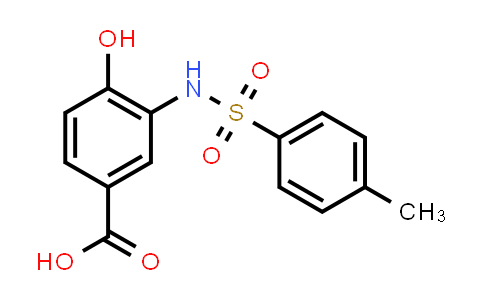 4-hydroxy-3-(4-methylphenylsulfonamido)benzoicacid