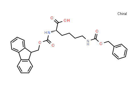 (2S)-2-[[9H-fluoren-9-ylmethoxy(oxo)methyl]amino]-6-(phenylmethoxycarbonylamino)hexanoic acid