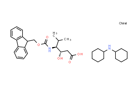 Dicyclohexylamine (3S,4S)-4-((((9H-fluoren-9-yl)methoxy)carbonyl)amino)-3-hydroxy-5-methylhexanoate