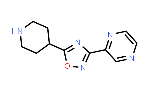 5-(4-piperidinyl)-3-(2-pyrazinyl)-1,2,4-oxadiazole