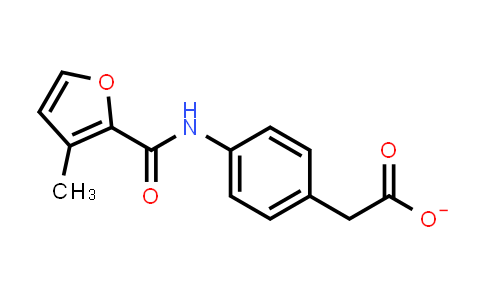 2-[4-[[(3-methyl-2-furanyl)-oxomethyl]amino]phenyl]acetate