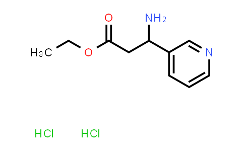 Ethyl 3-amino-3-(pyridin-3-yl)propanoate dihydrochloride