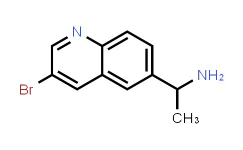 1-(3-bromo-6-quinolinyl)ethanamine