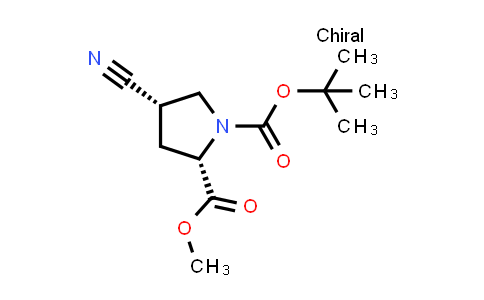 (2S,4S)-1-tert-butyl 2-methyl 4-cyanopyrrolidine-1,2-dicarboxylate