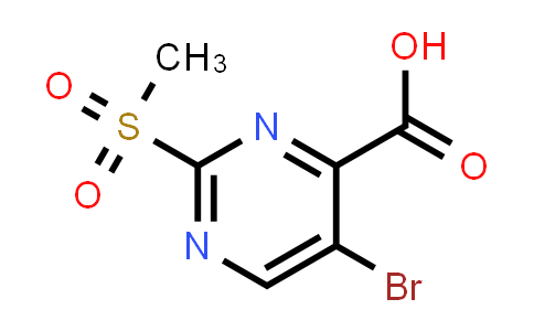 2-Methylsulfonyl-5-bromopyrimidine-4-carboxylic acid