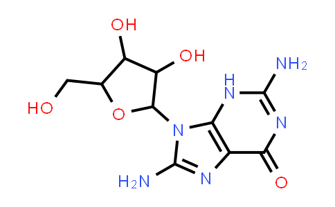 2,8-diamino-9-[3,4-dihydroxy-5-(hydroxymethyl)-2-oxolanyl]-3H-purin-6-one