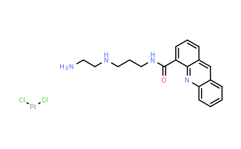 N-[3-(2-aminoethylamino)propyl]-4-acridinecarboxamide; platinum(2+); dichloride