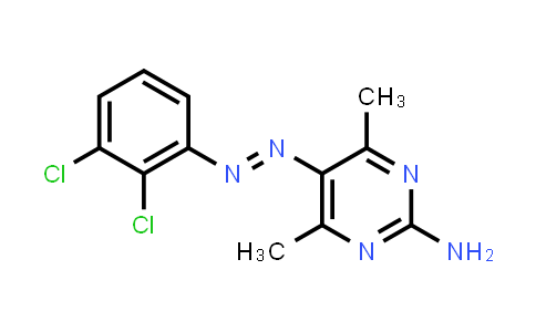 5-(2,3-dichlorophenyl)azo-4,6-dimethyl-2-pyrimidinamine