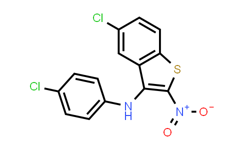 5-chloro-N-(4-chlorophenyl)-2-nitro-1-benzothiophen-3-amine