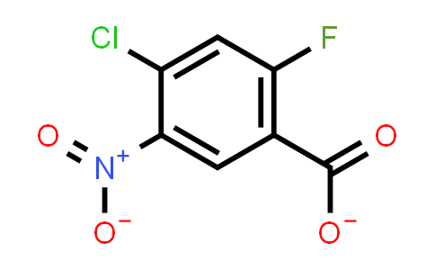 4-chloro-2-fluoro-5-nitrobenzoate