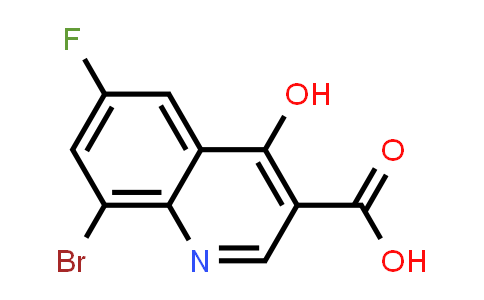 8-Bromo-6-fluoro-4-hydroxyquinoline-3-carboxylic acid