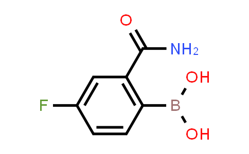 (2-Carbamoyl-4-fluorophenyl)boronic acid