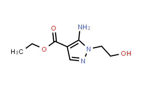 5-amino-1-(2-hydroxyethyl)-4-pyrazolecarboxylic acid ethyl ester