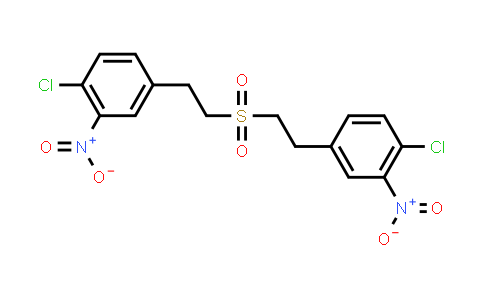 1-chloro-4-[2-[2-(4-chloro-3-nitrophenyl)ethylsulfonyl]ethyl]-2-nitrobenzene