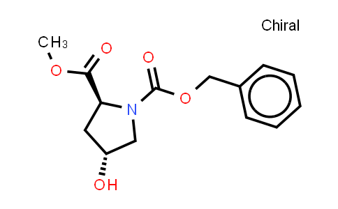 1,2-Pyrrolidinedicarboxylicacid, 4-hydroxy-, 2-methyl 1-(phenylmethyl) ester, (2S,4R)-