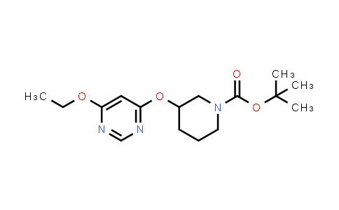 tert-Butyl 3-((6-ethoxypyrimidin-4-yl)oxy)piperidine-1-carboxylate