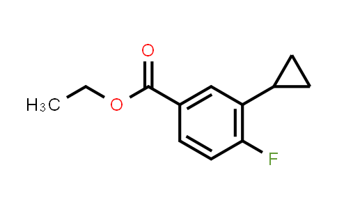 3-cyclopropyl-4-fluorobenzoic acid ethyl ester