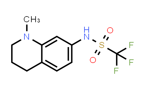 1,1,1-trifluoro-N-(1-methyl-3,4-dihydro-2H-quinolin-7-yl)methanesulfonamide